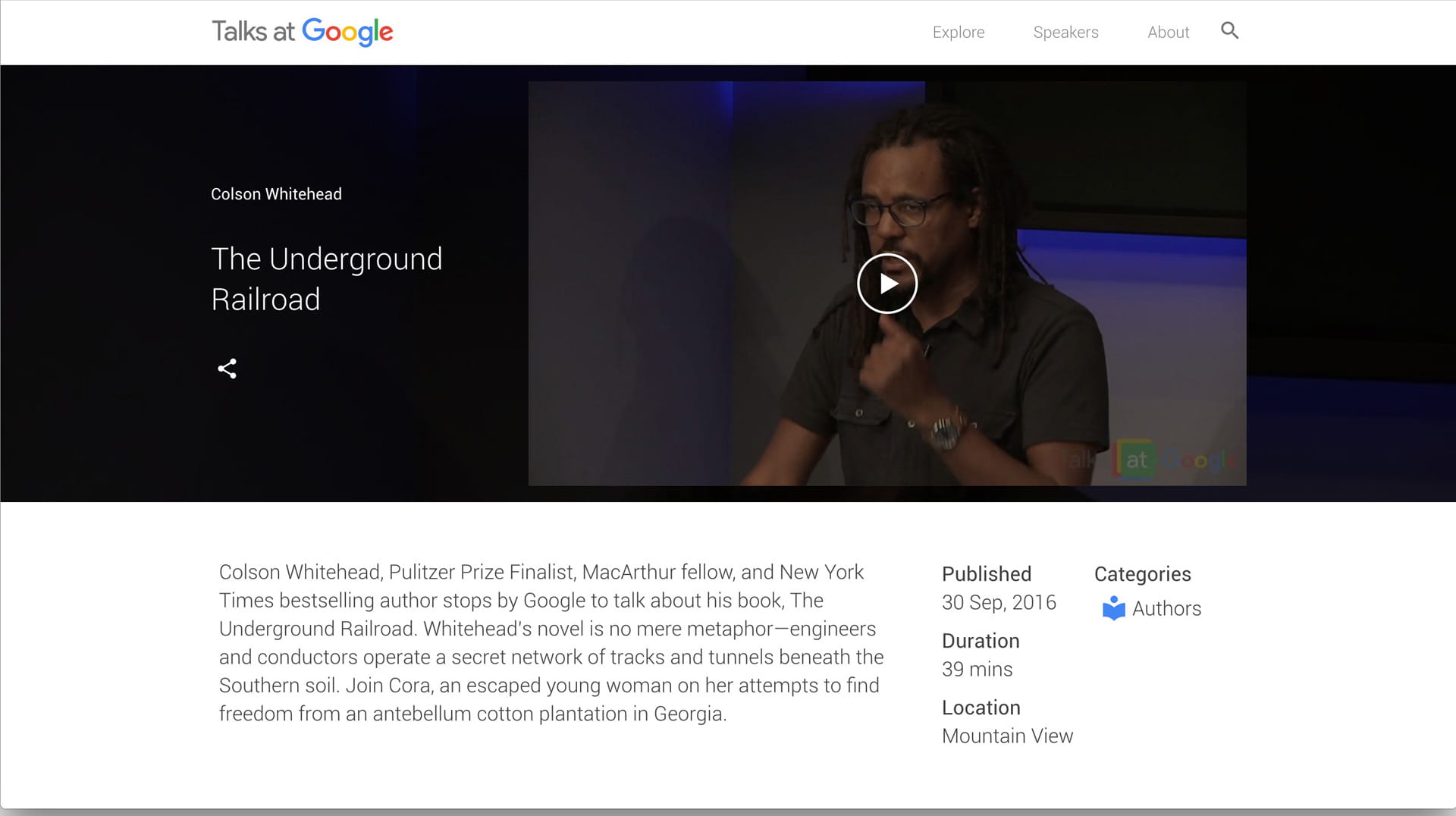 Image 3 for Talks at Google
